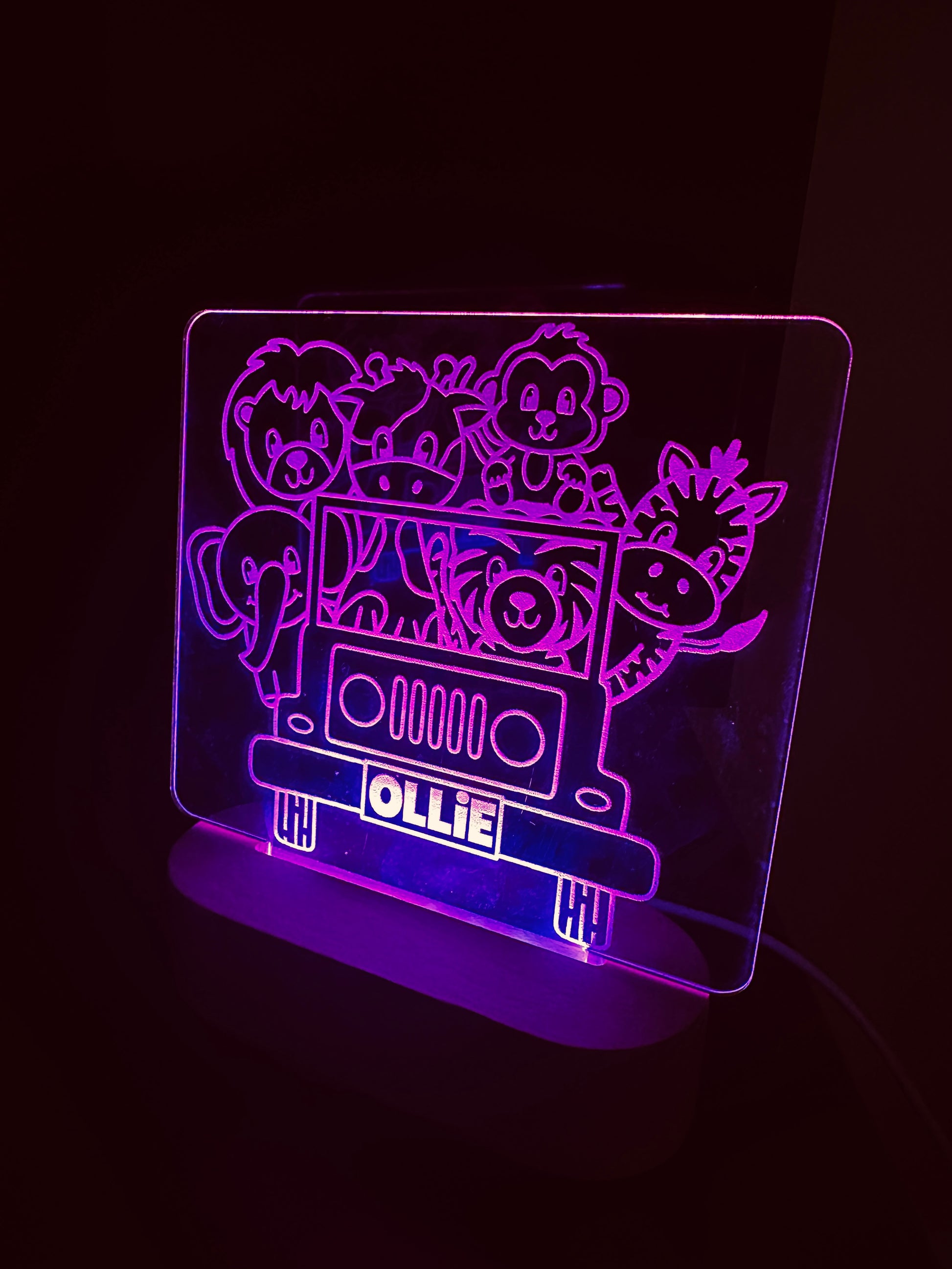 Personalised LED Night Lights for Kids & Nurseries | Coco & May