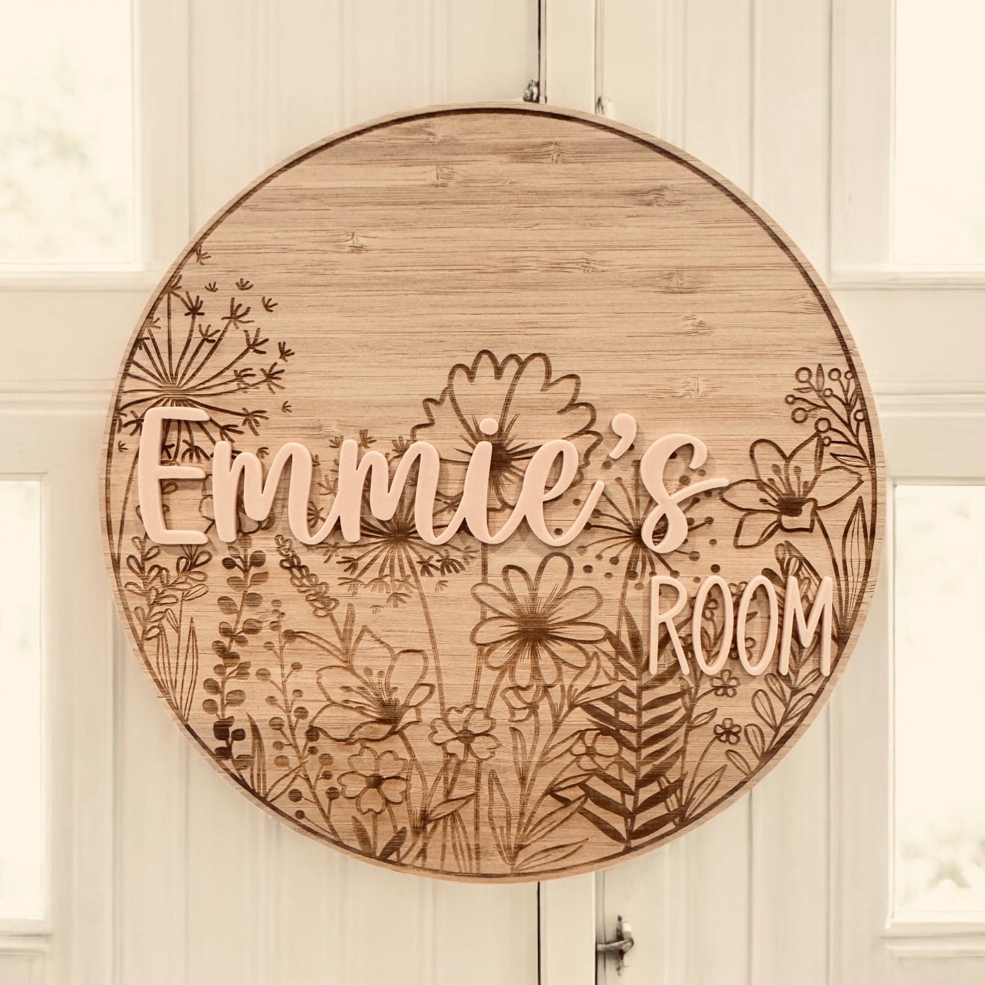 Personalised Wooden Door Plaque