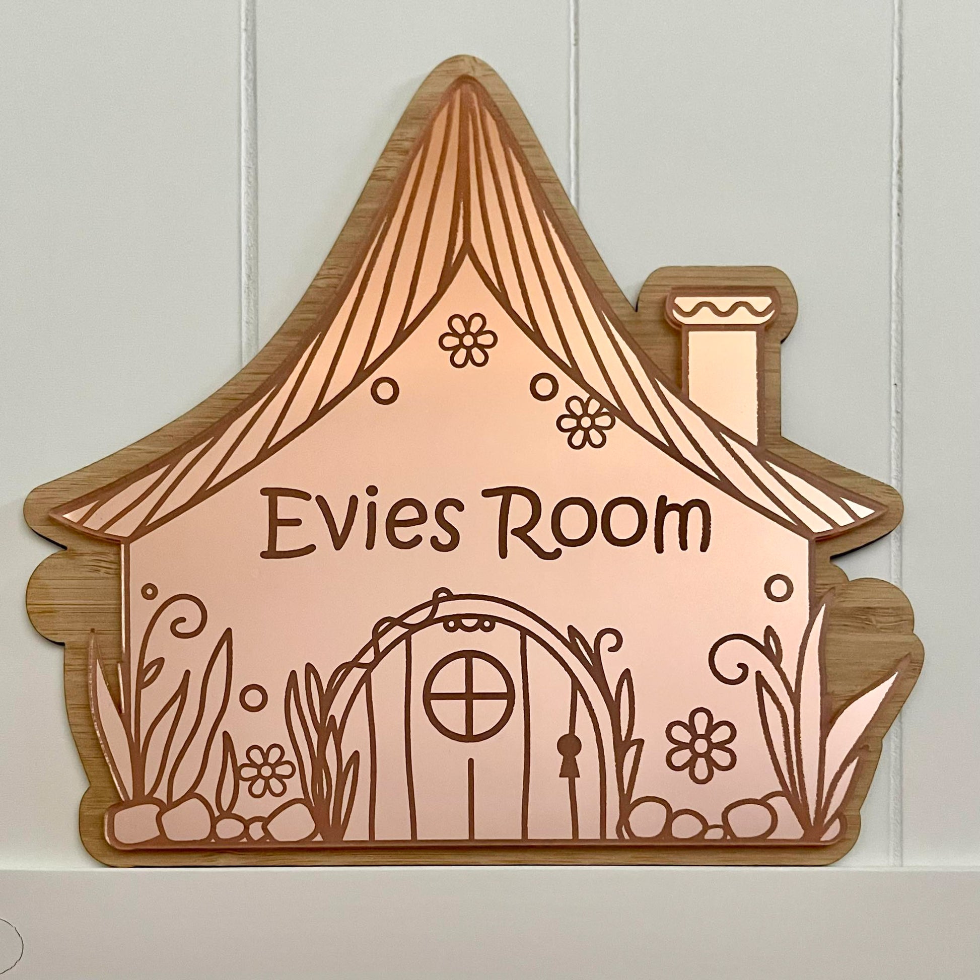 Personalised Wooden Door Plaque