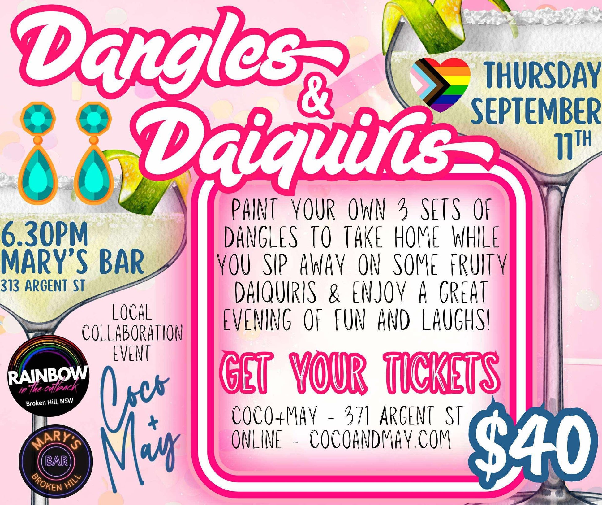 Dangles + Daiquiris