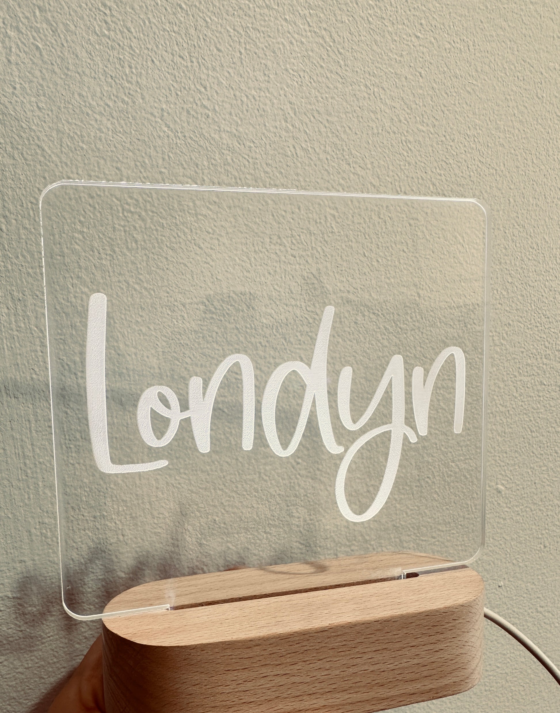 Personalised LED Night Lights for Kids & Nurseries | Coco & May