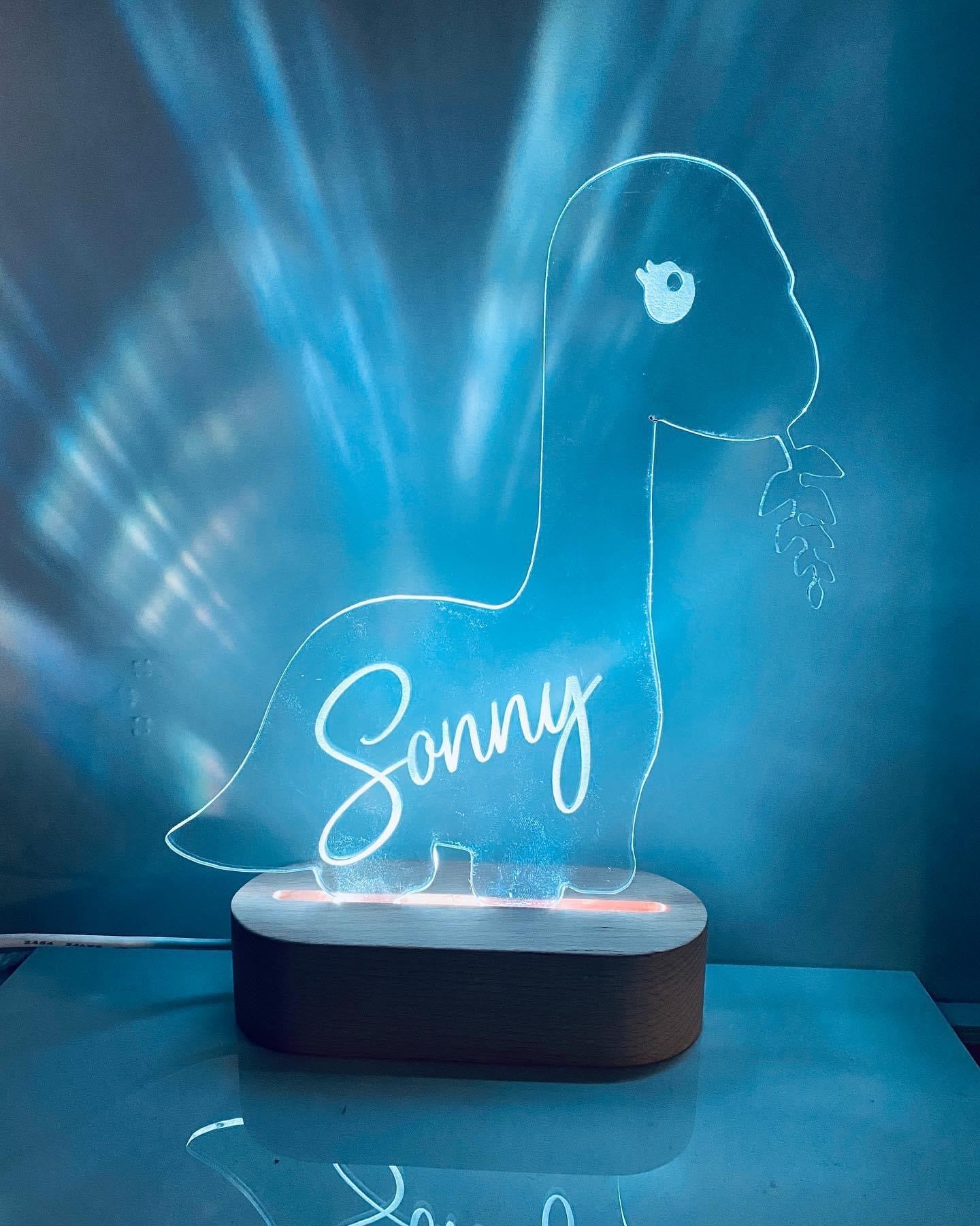 Personalised LED Night Lights for Kids & Nurseries | Coco & May