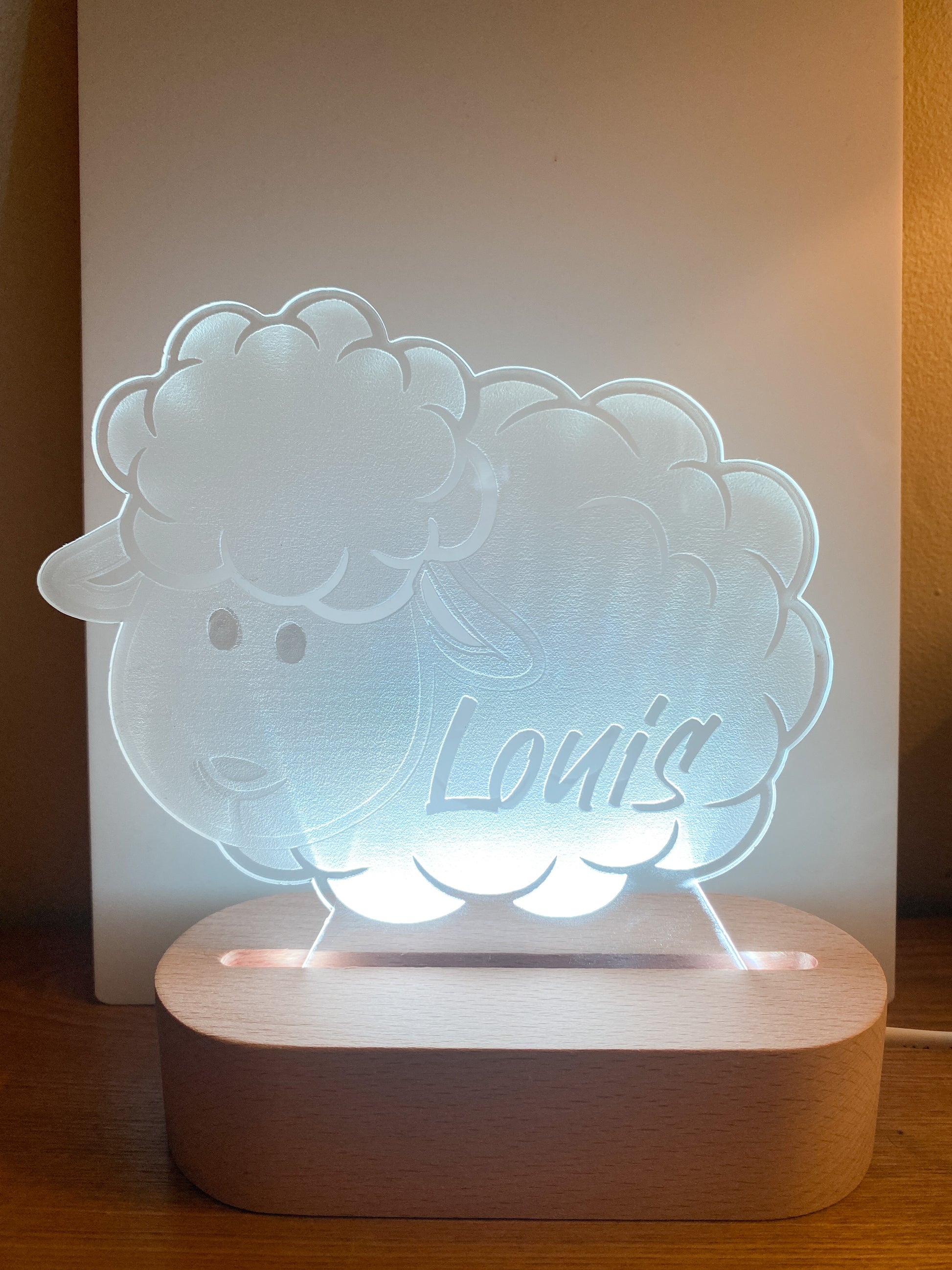 Personalised LED Night Lights for Kids & Nurseries | Coco & May