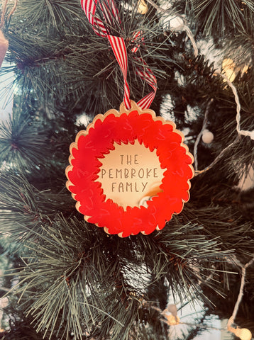 Family Wreath Ornament