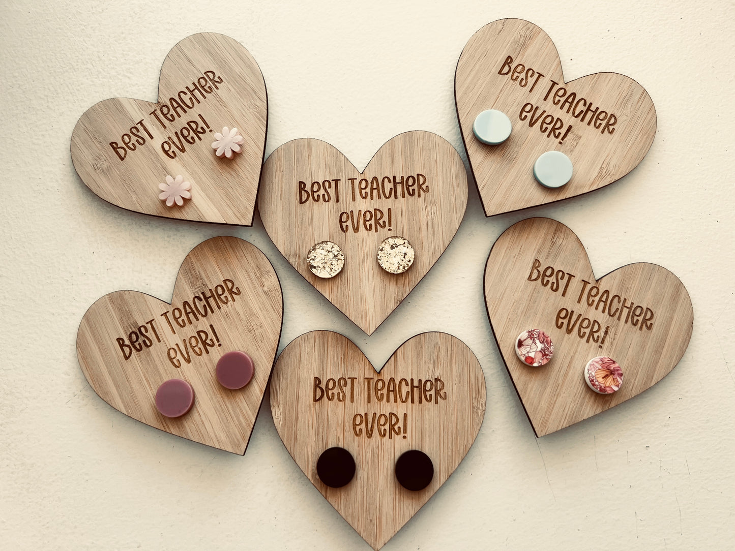 Wooden Quote Cards + Earrings