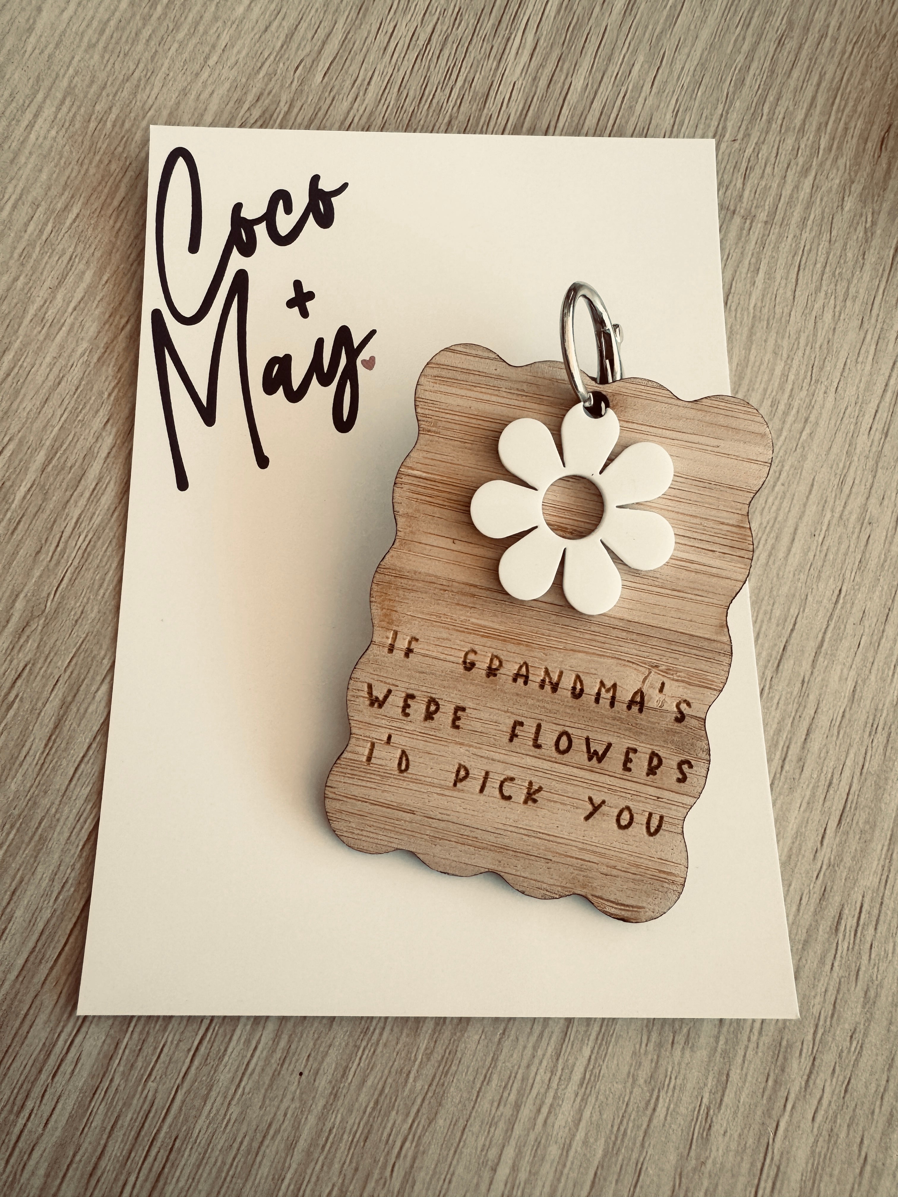 If you were a flower keyring