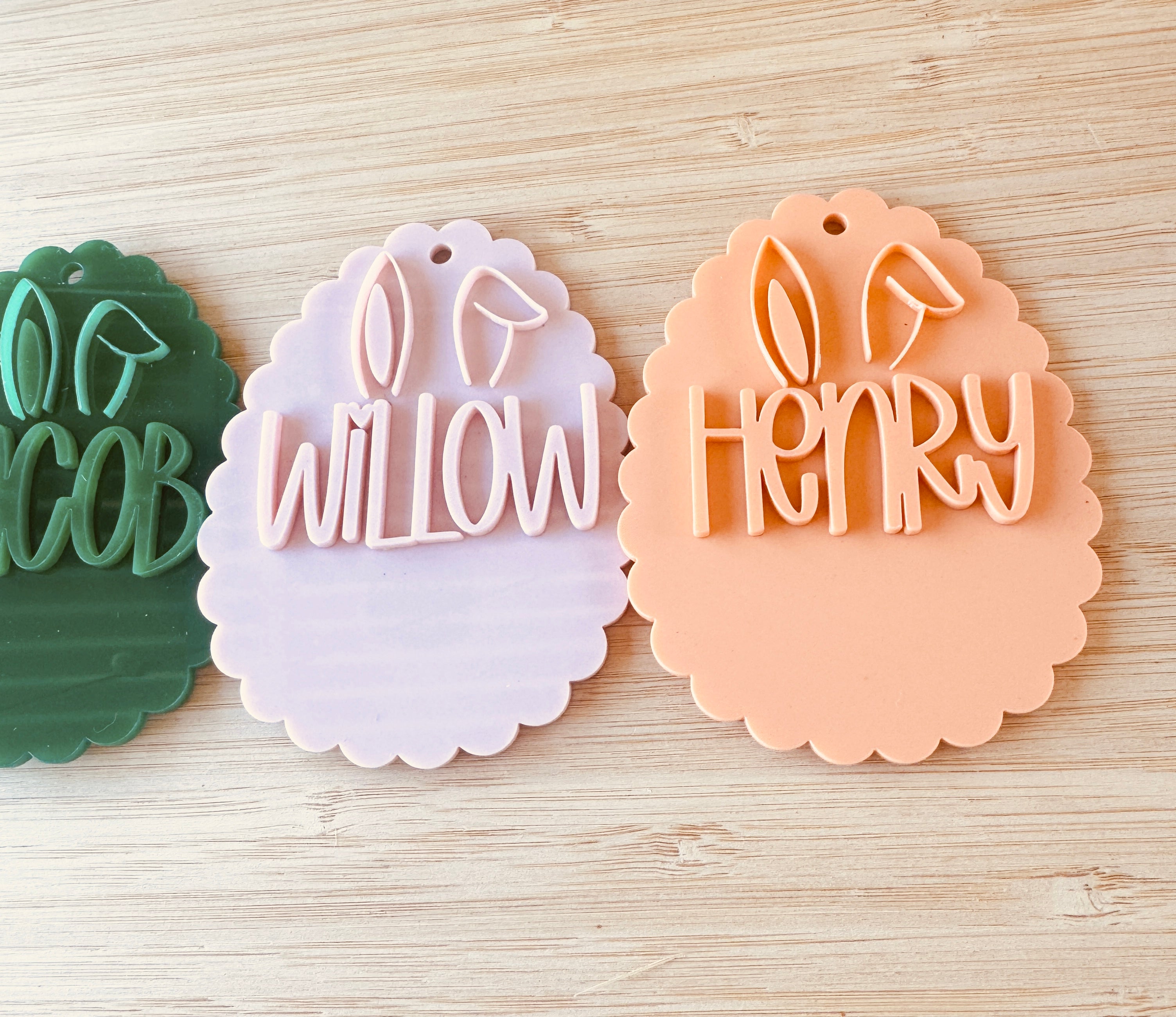 Shop Personalised Easter Basket Tags Egg