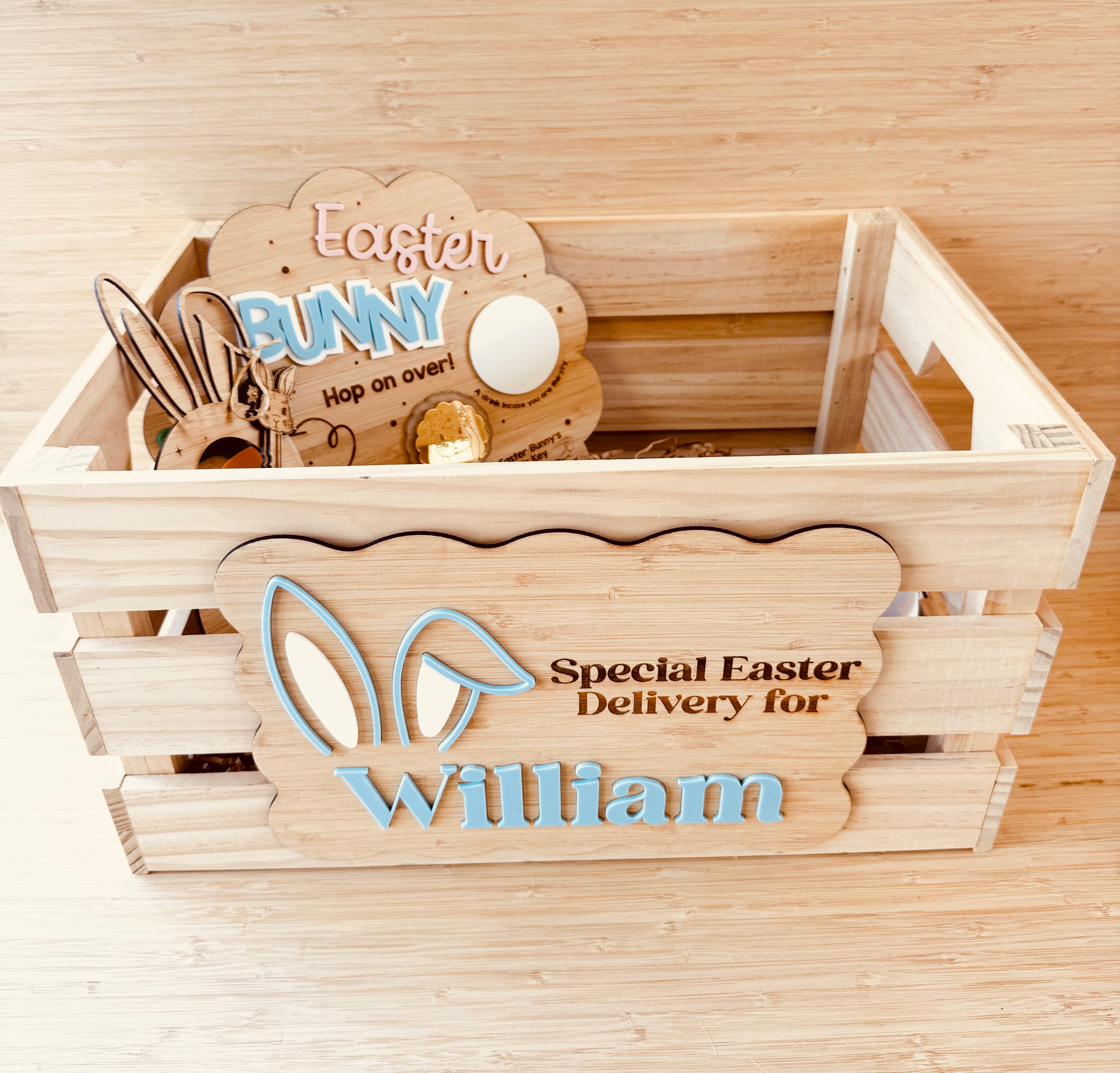 Personalised Easter crate