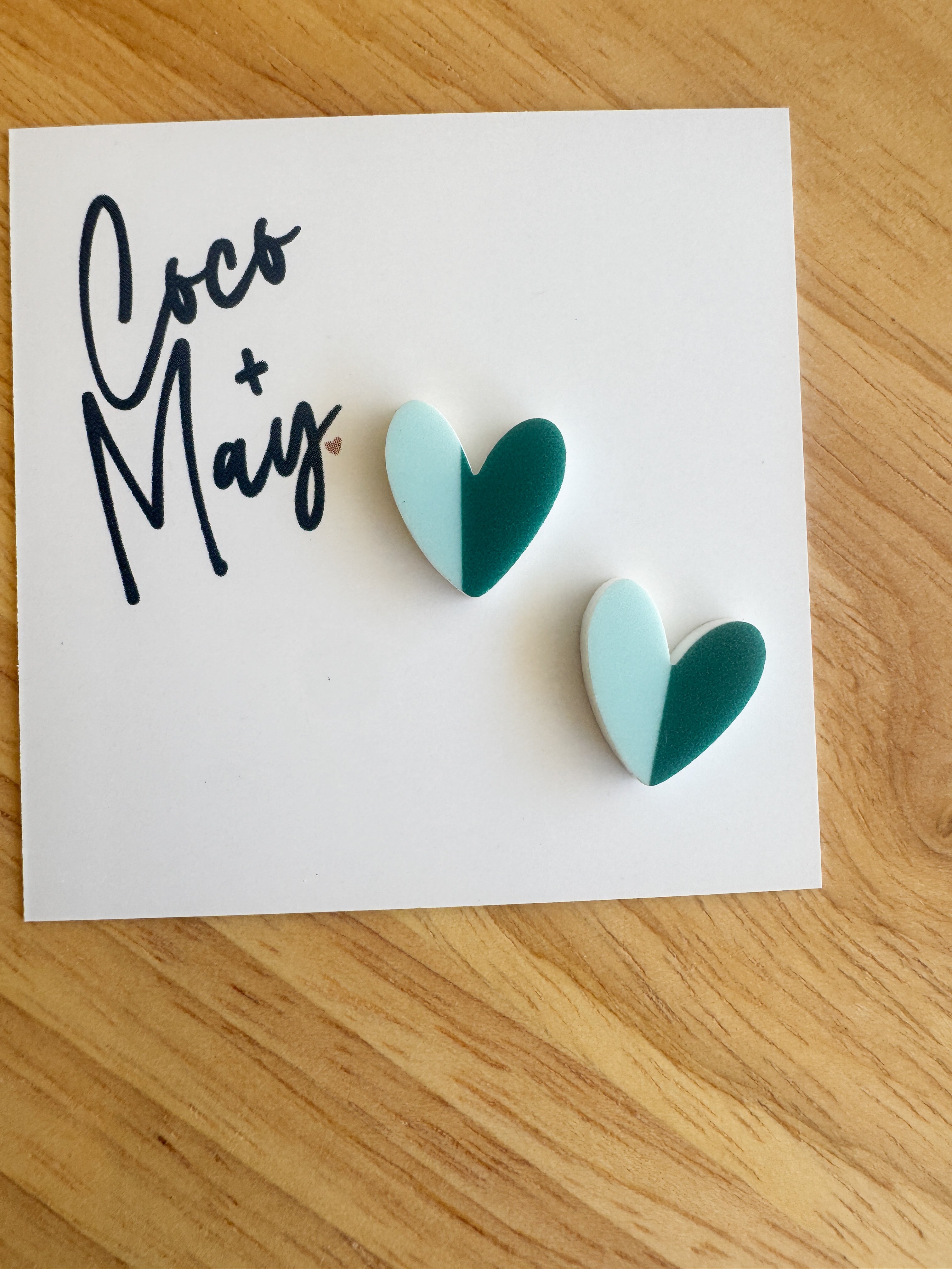 acrylic stud earrings handmade by coco and may

hypoallergenic lightweight stud earrings

colourful acrylic stud earrings australia