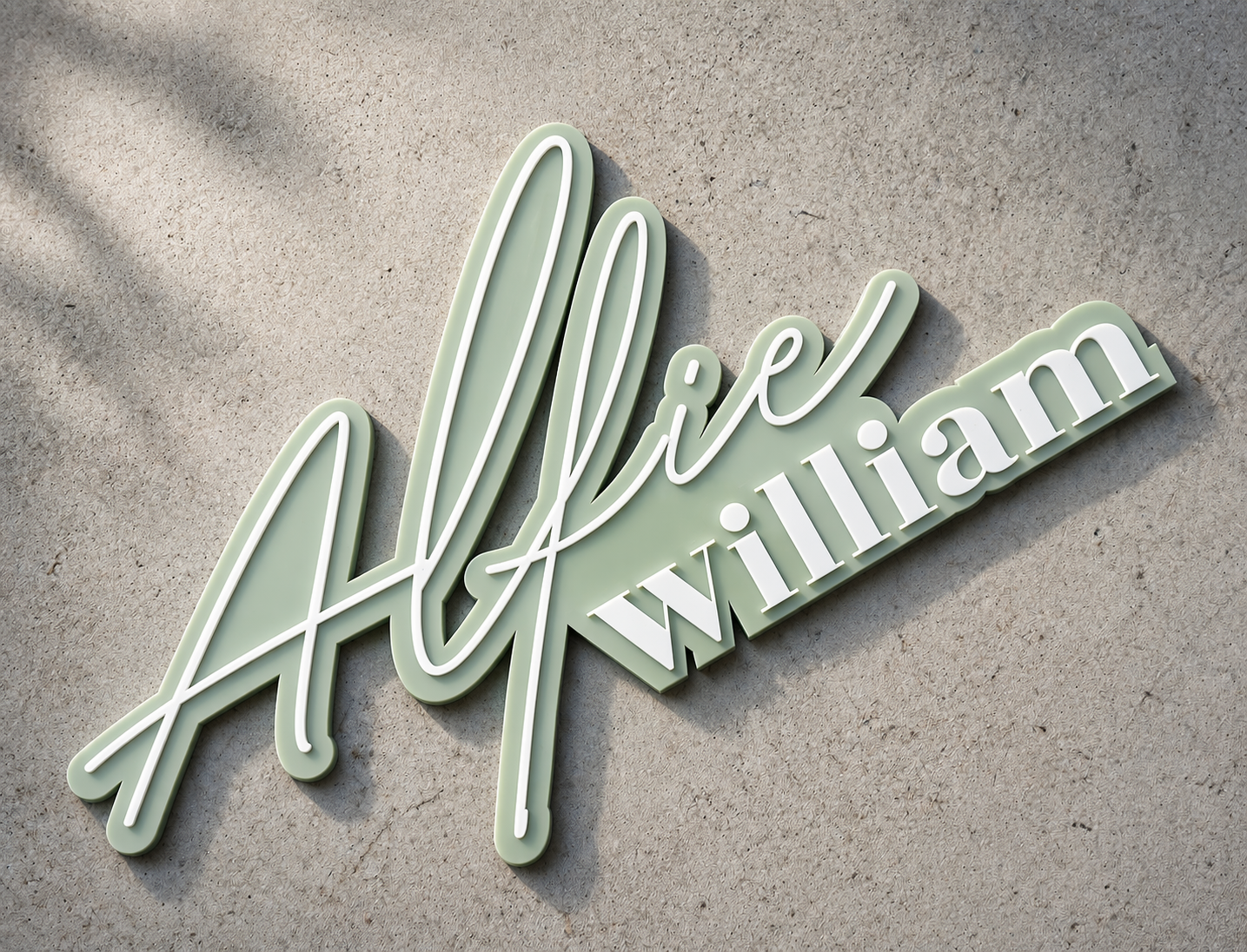 Personalised Name Wall Plaque | Nursery Name Sign