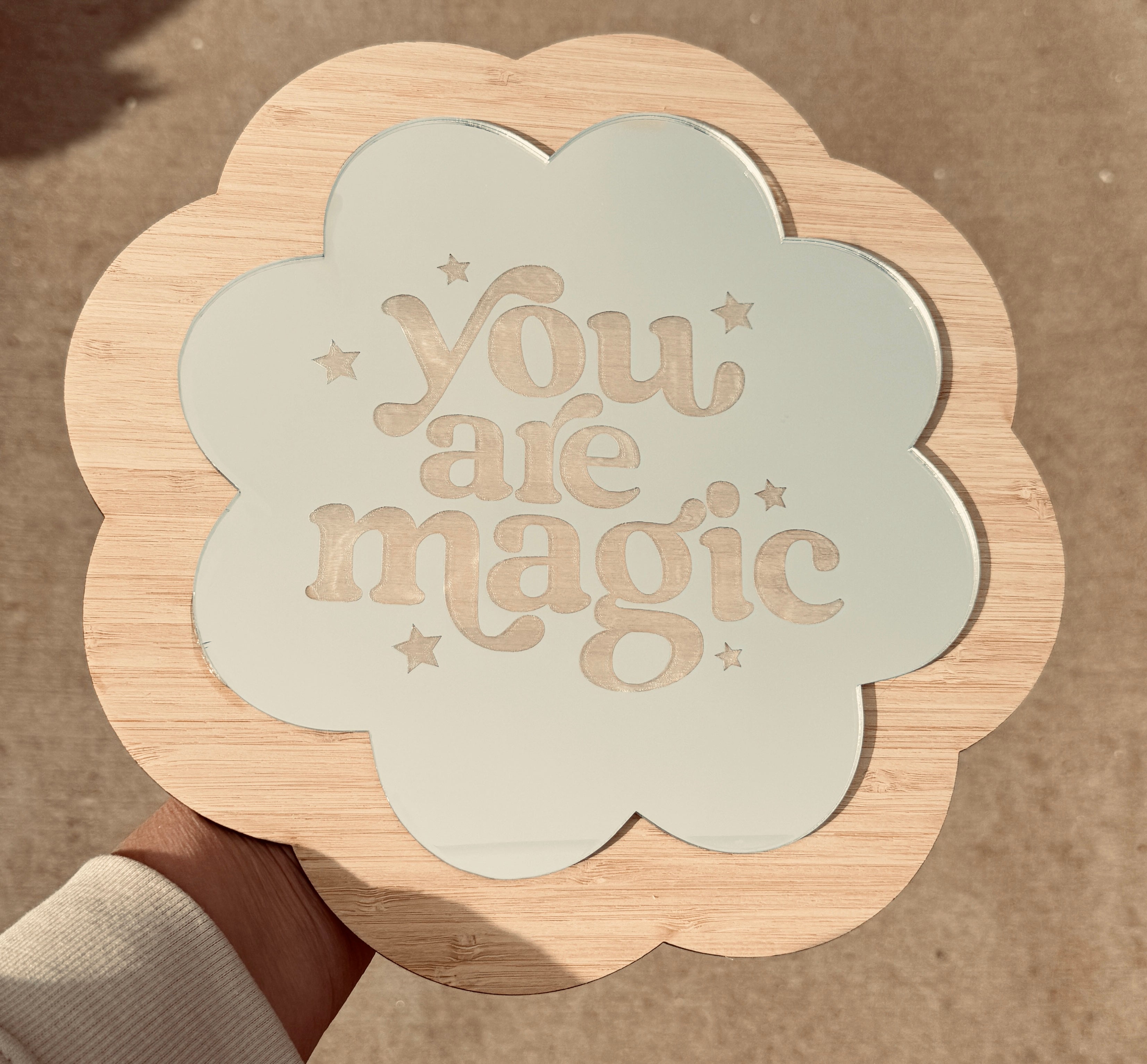 you are magic affirmation plaque kids bedroom decor coco and may