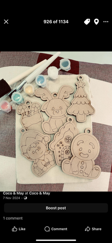 Paint Your own Christmas Ornament
