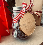 Cookie/Lolly Jar with Tag