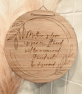 a mothers love wooden plaque sentimental gift for mum coco and may