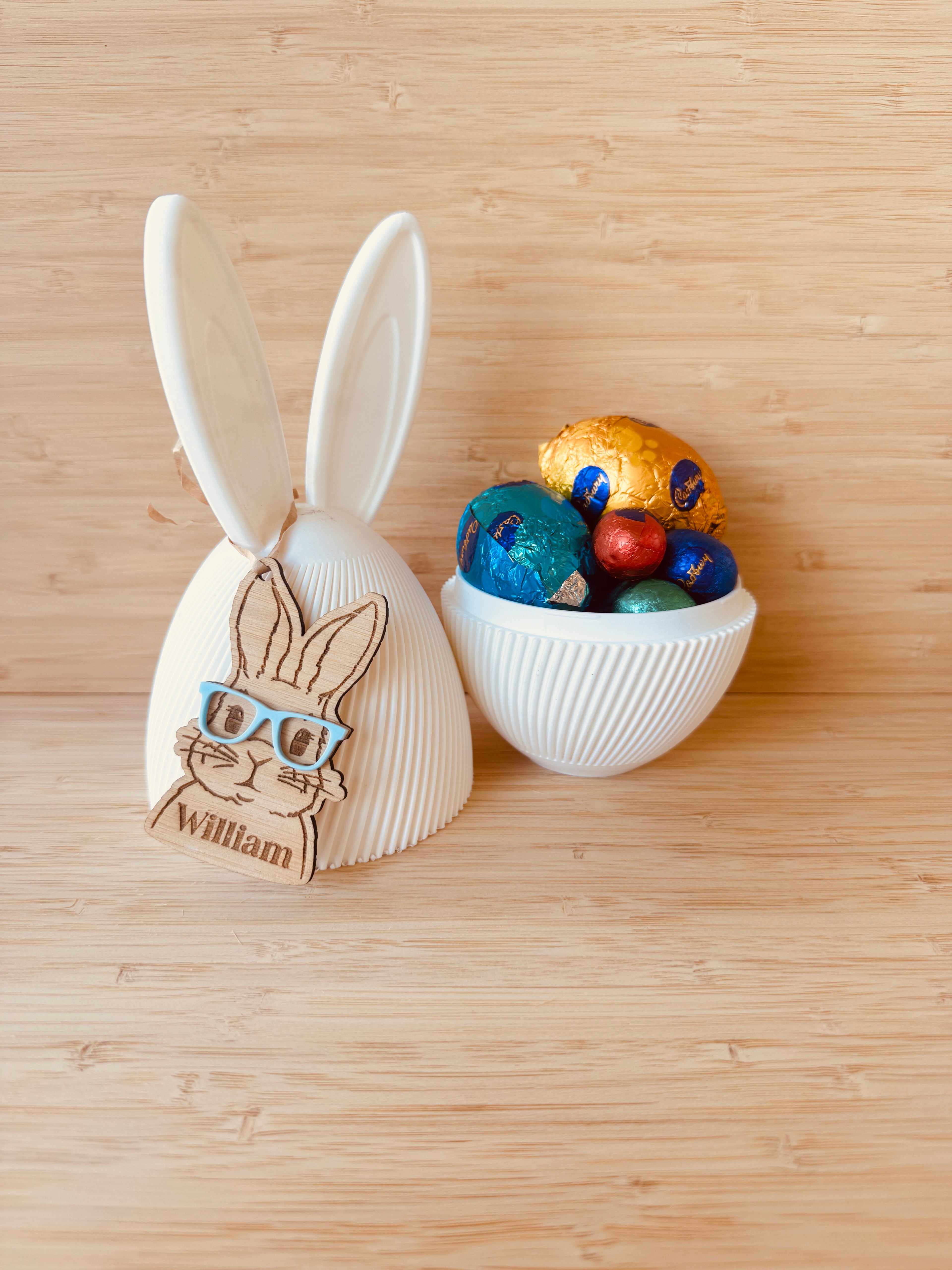 Personalised Bunny Treat Pod