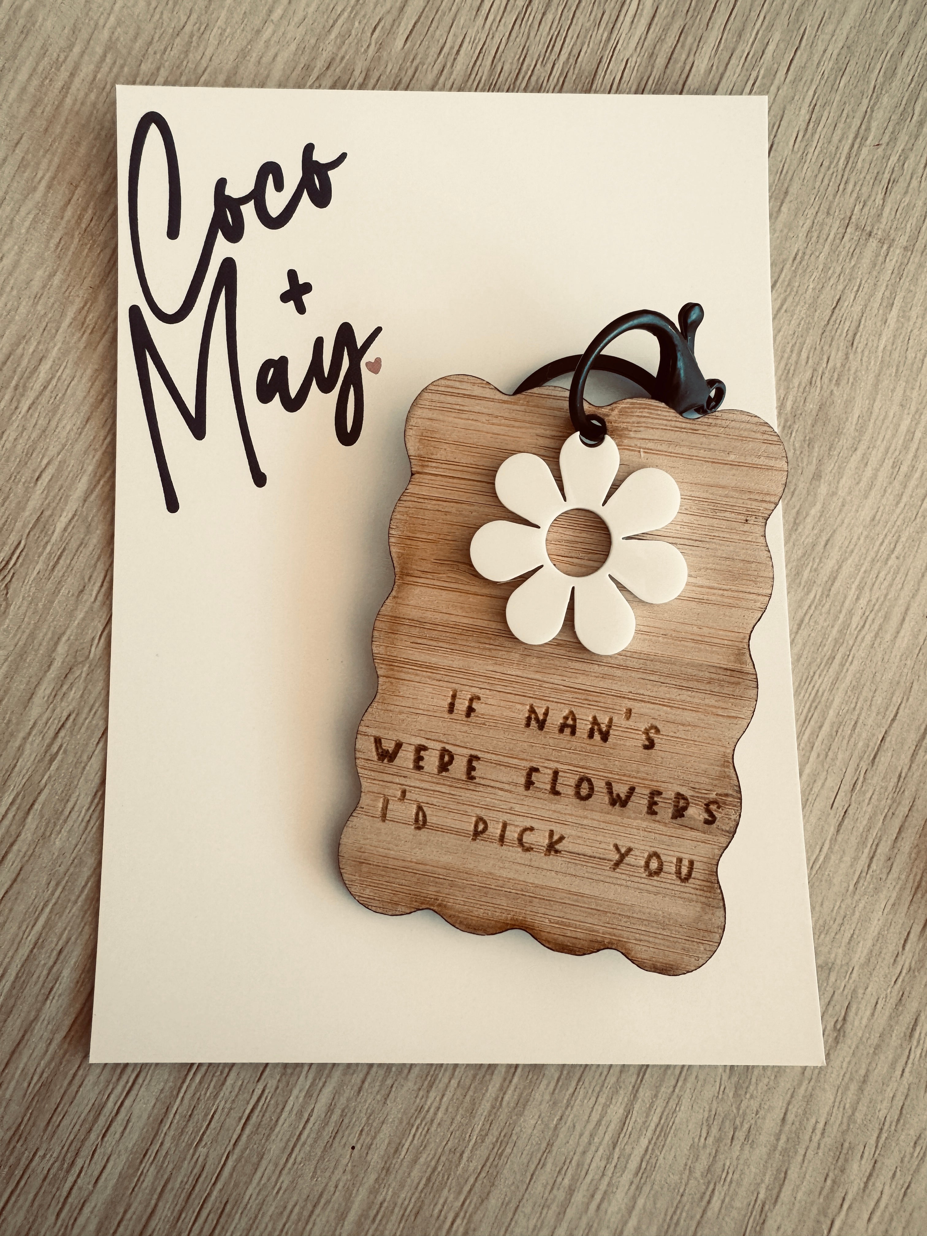 If you were a flower keyring