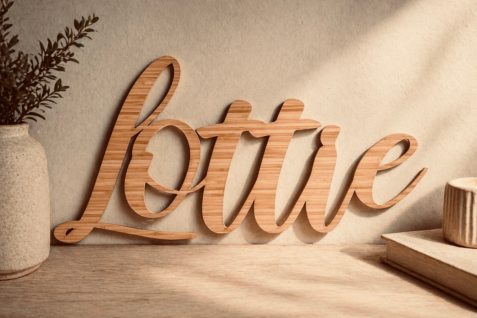 Personalised Name Wall Plaque | Nursery Name Sign