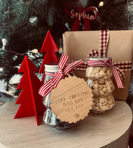 Cookie/Lolly Jar with Tag