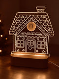 Coco & May Christmas Countdown Nightlight with illuminated acrylic Christmas house design