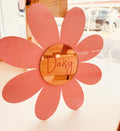 personalised daisy name plaque floral kids room decor coco and may
