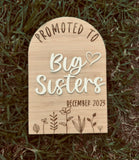 Engraved newborn plaque with name, date and time of birth