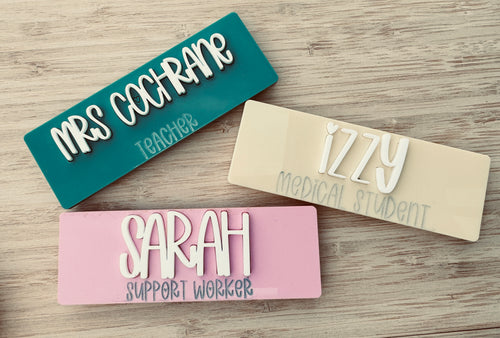 Acrylic Name Badges