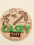 Minecraft Name Plaque