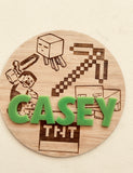Minecraft Name Plaque