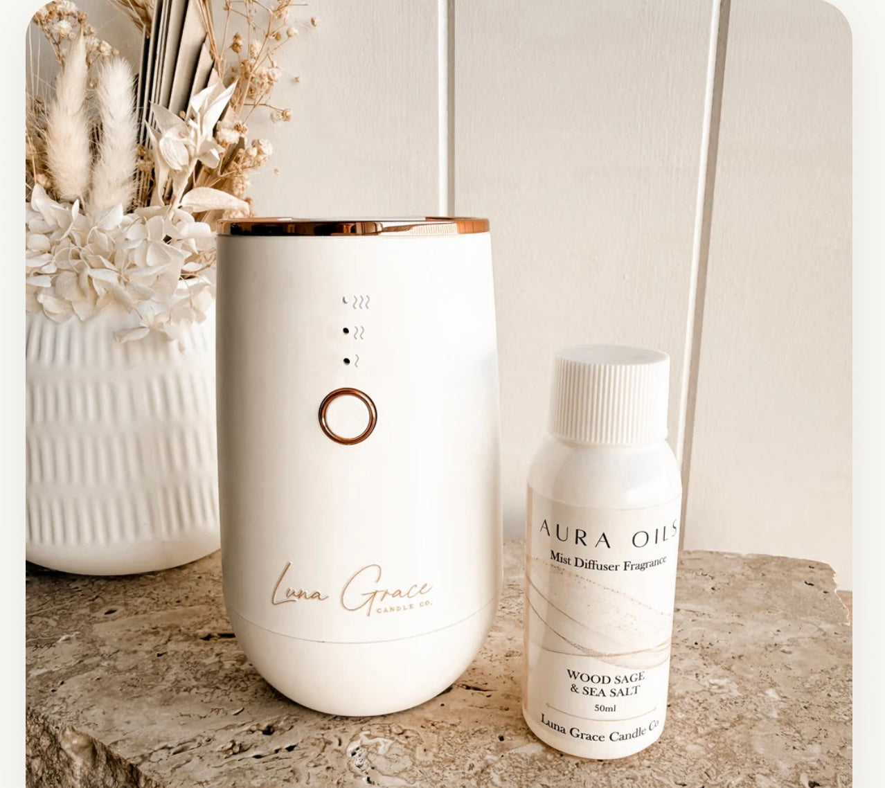Aura Aroma Diffuser – Portable Wireless Essential Oil Diffuser
