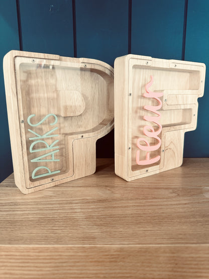 Letter Money Box