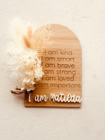 Affirmation Plaque