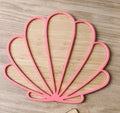 Seashell Wall Plaque – Coastal Nursery & Kids Room Decor