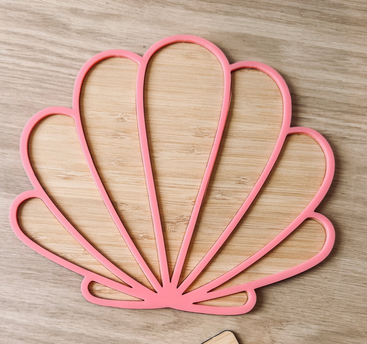 Seashell Wall Plaque – Coastal Nursery & Kids Room Decor