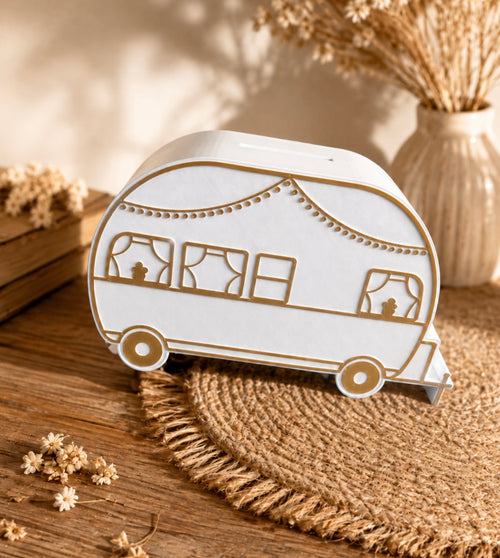 Caravan Money Box | Holiday Savings Box | Coco & May
