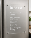Acrylic Family To Do List Board – Fridge Planner