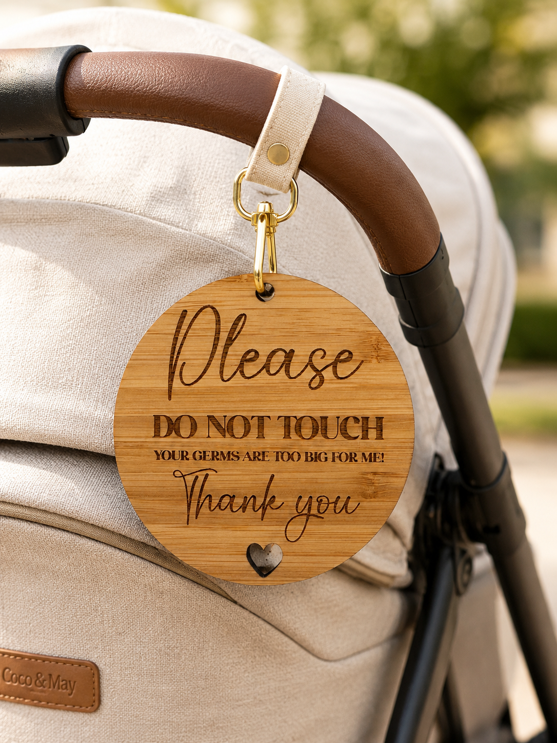 Please Don’t Touch Pram Plaque