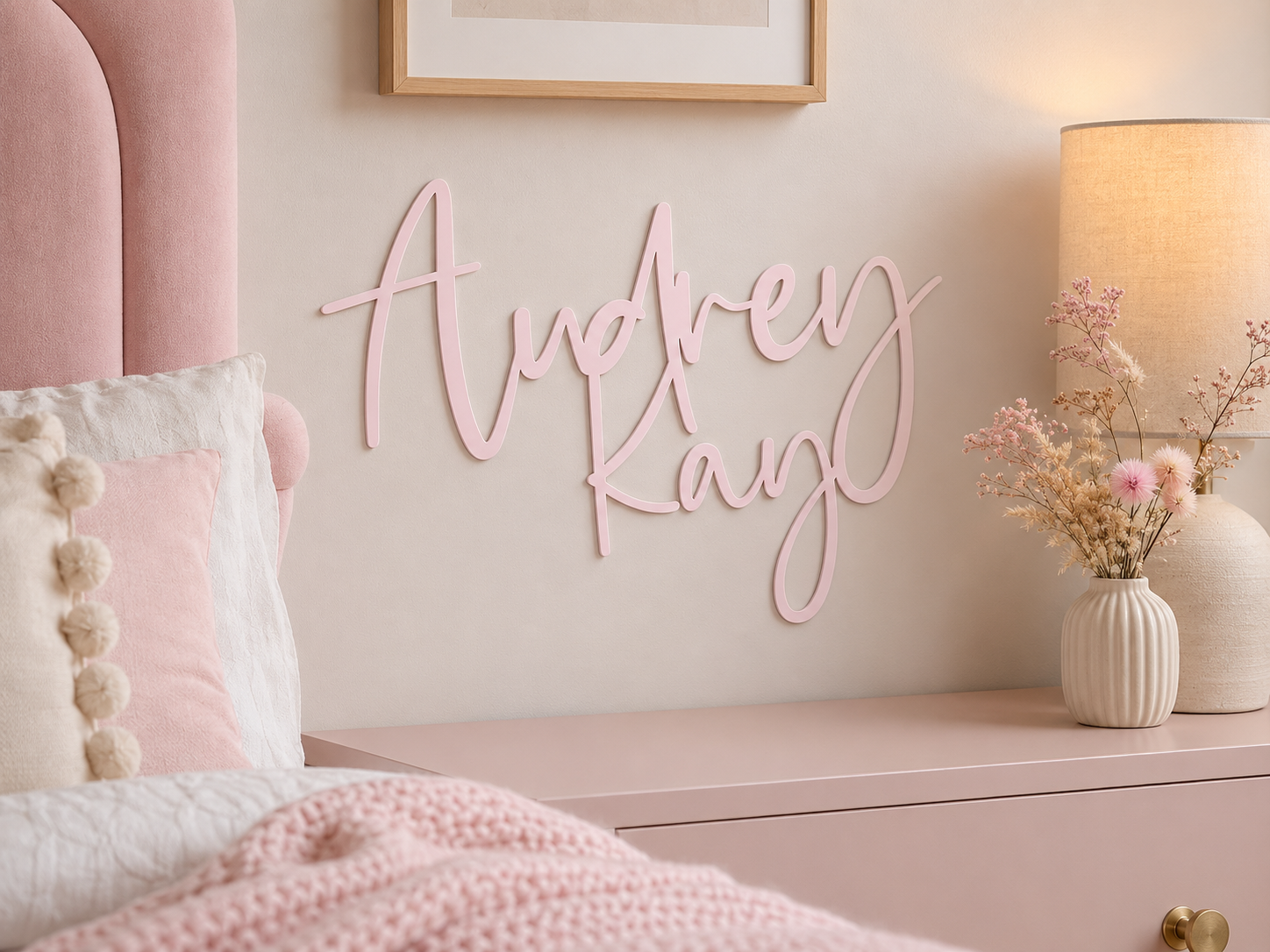Personalised Name Wall Plaque | Nursery Name Sign