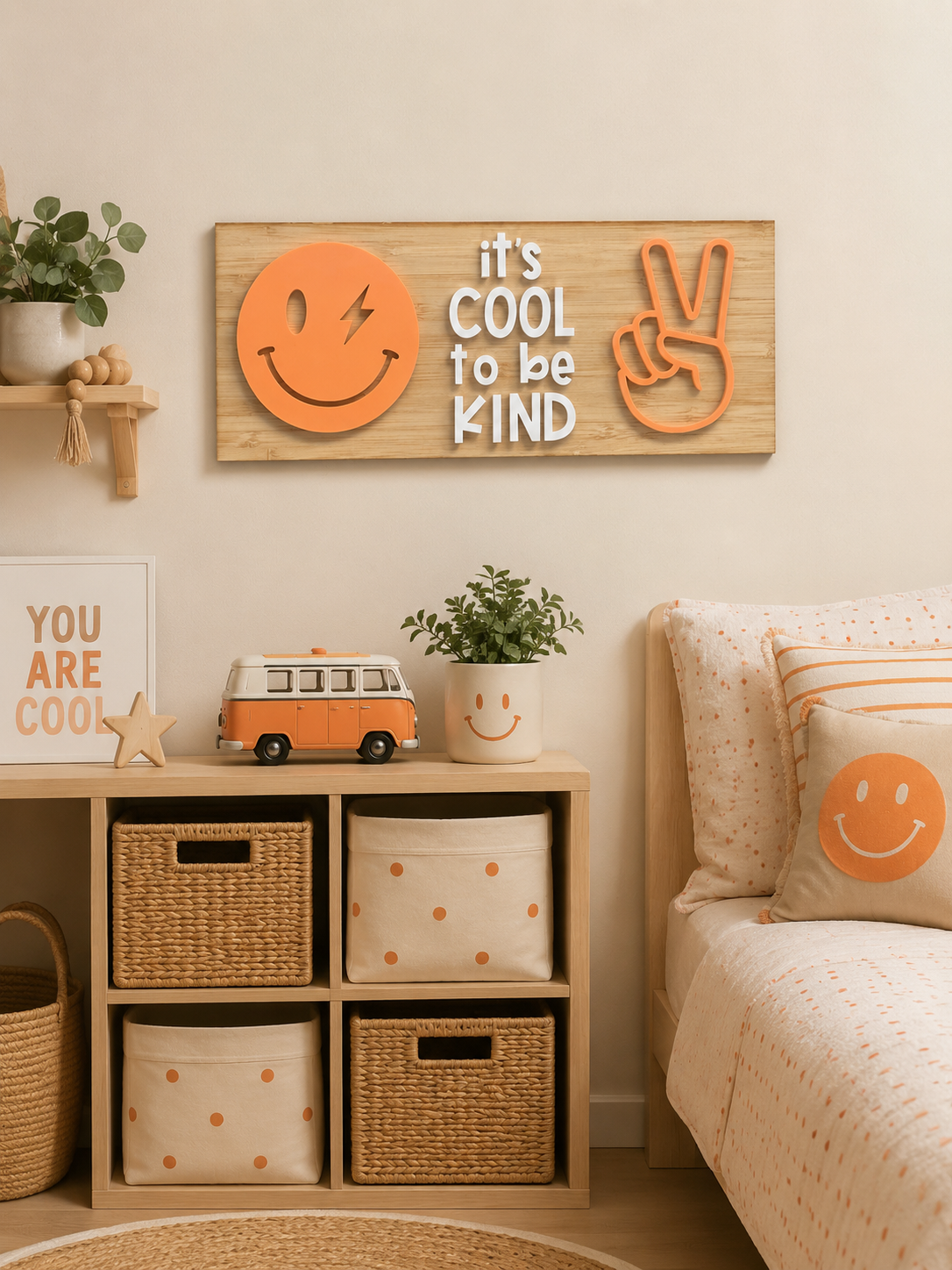 Kindness Wall Sign | It’s Cool to Be Kind Kids Decor