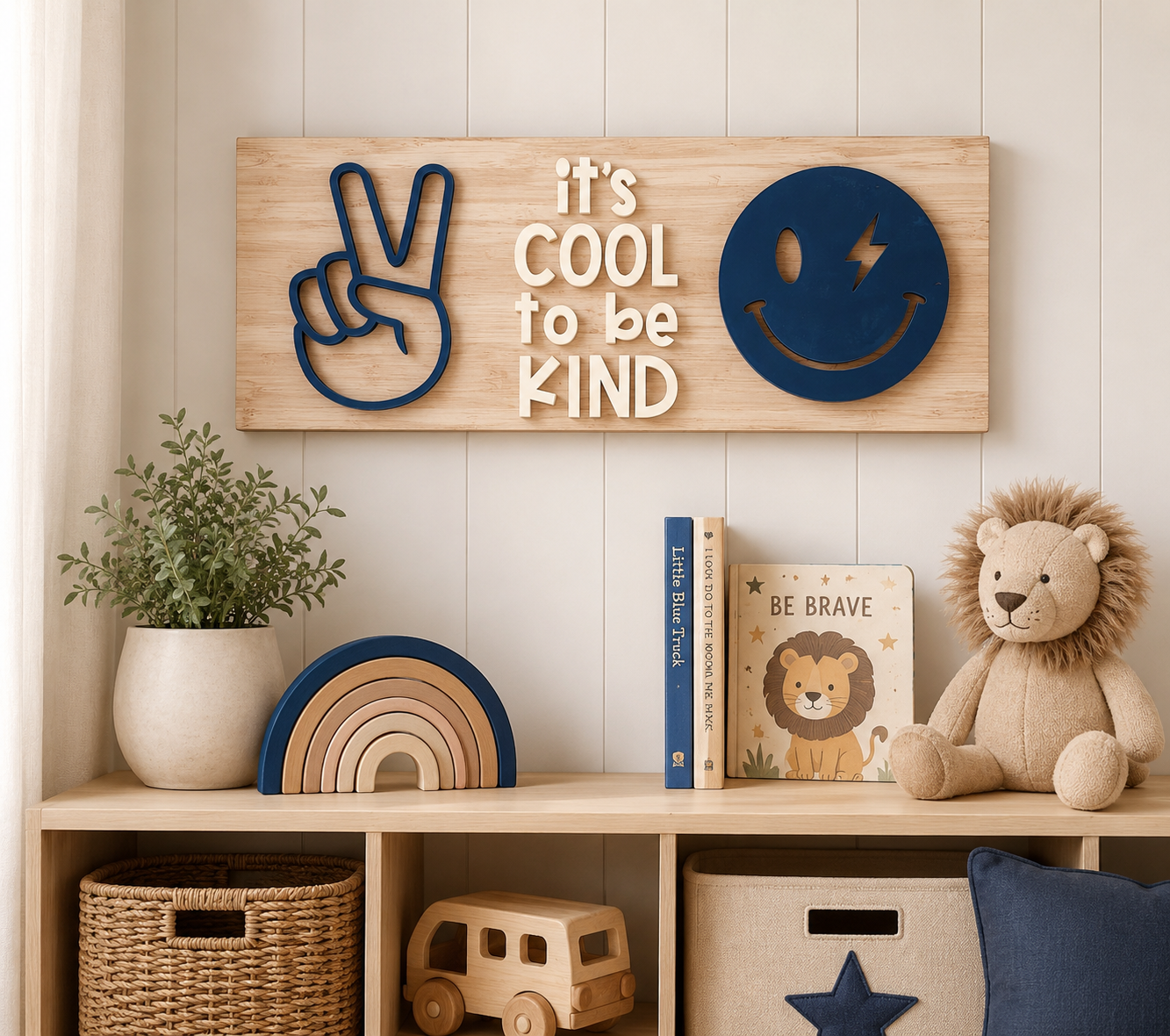 Kindness Wall Sign | It’s Cool to Be Kind Kids Decor