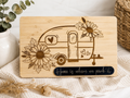 Home Is Where We Park It | Engraved Caravan Plaque