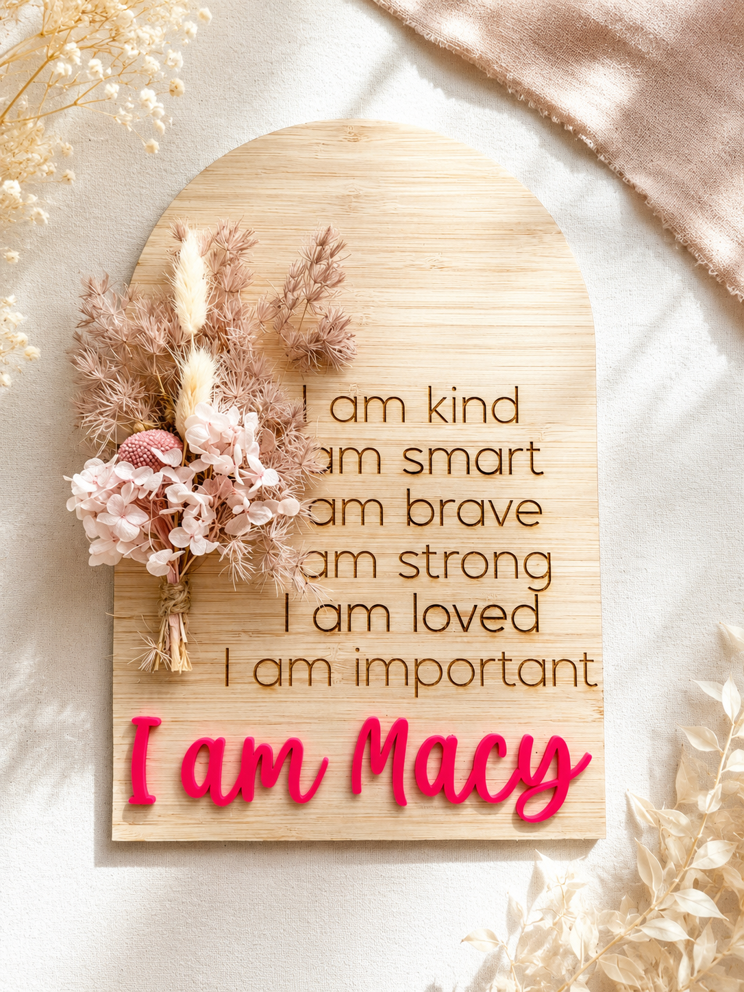 Affirmation Wall Plaque | Positive Affirmation Wall Art