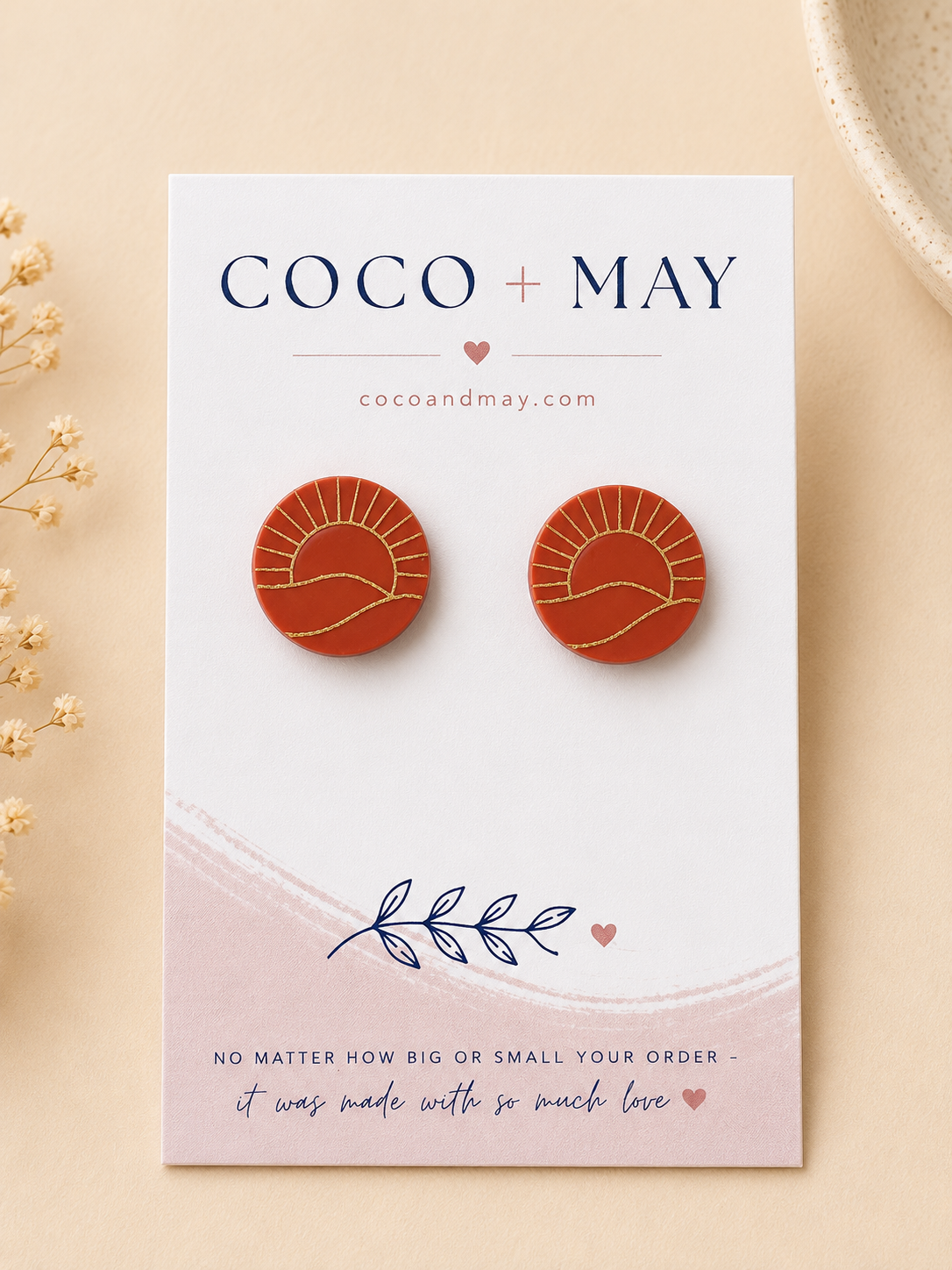 Red Earth Studs