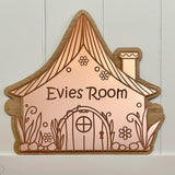 Personalised Wooden Door Plaque