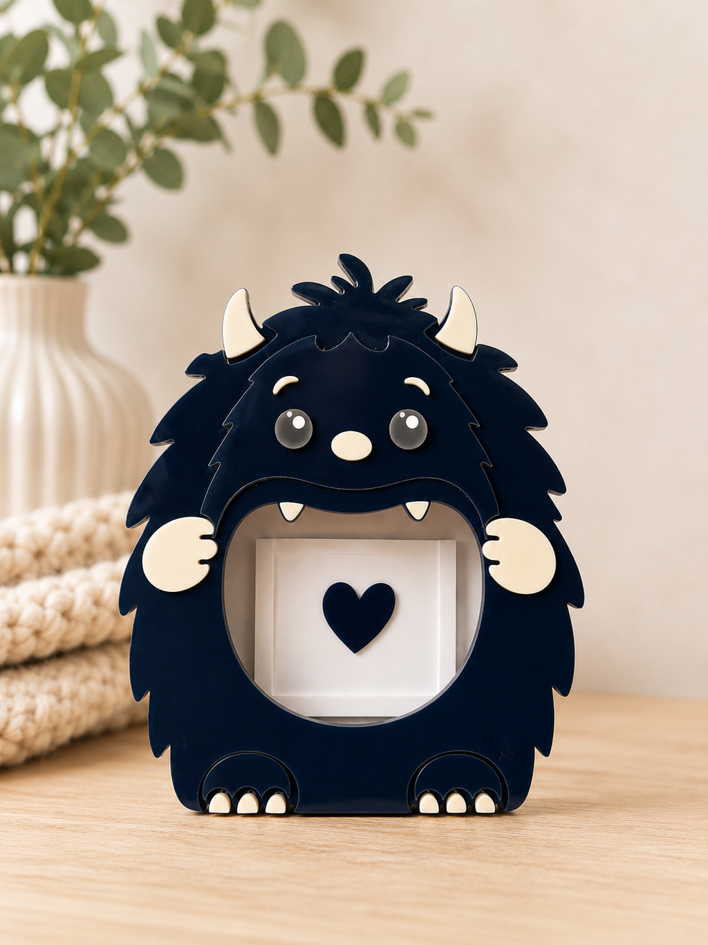 Roarie Worry Keepsake Box by Coco & May, a handmade monster keepsake box for children's worries, wishes and special memories.