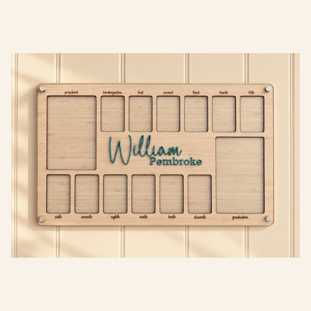 Watch Me Grow – School Years Photo Board