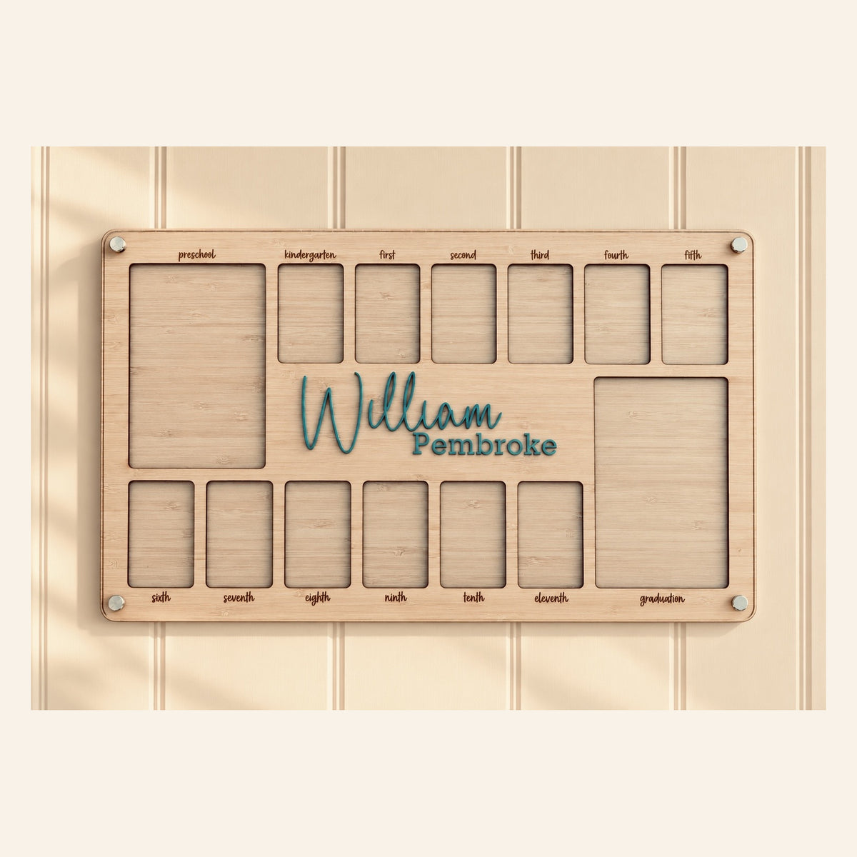 Watch Me Grow – School Years Photo Board