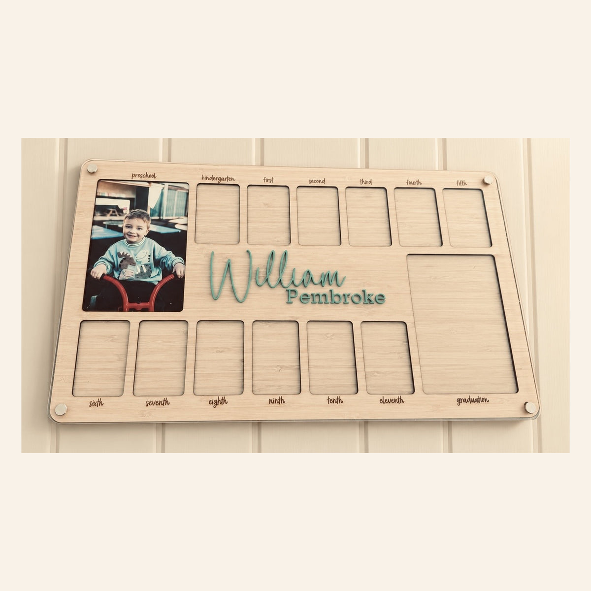 Watch Me Grow – School Years Photo Board
