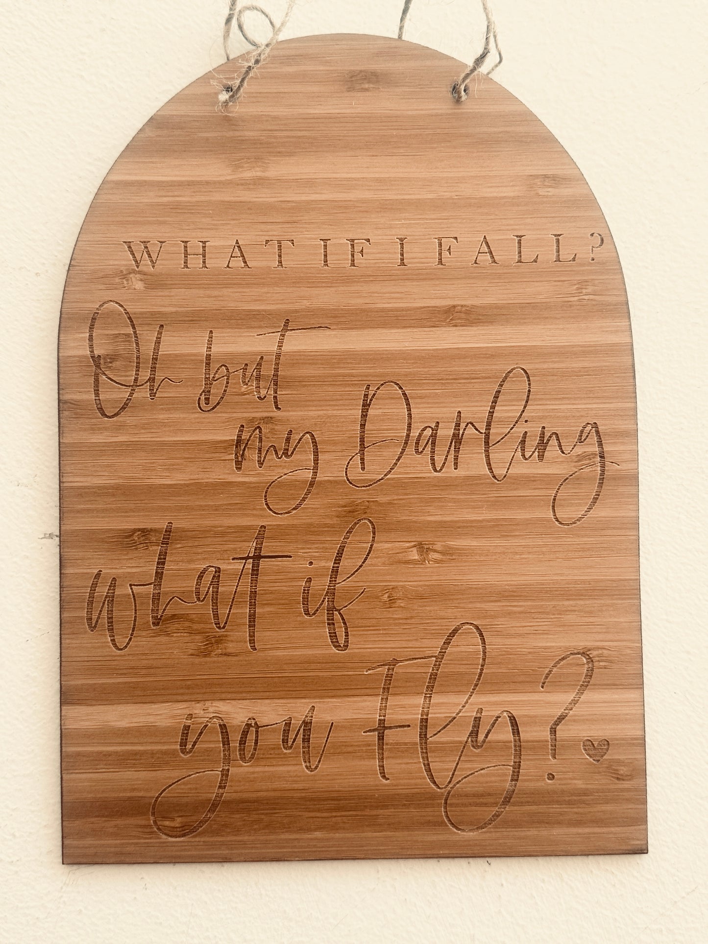 What if I fall plaque