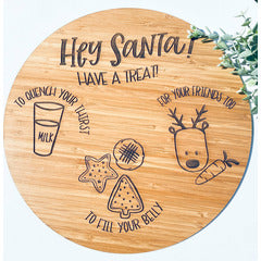 santa snack plate christmas eve cookies for santa plate coco and may