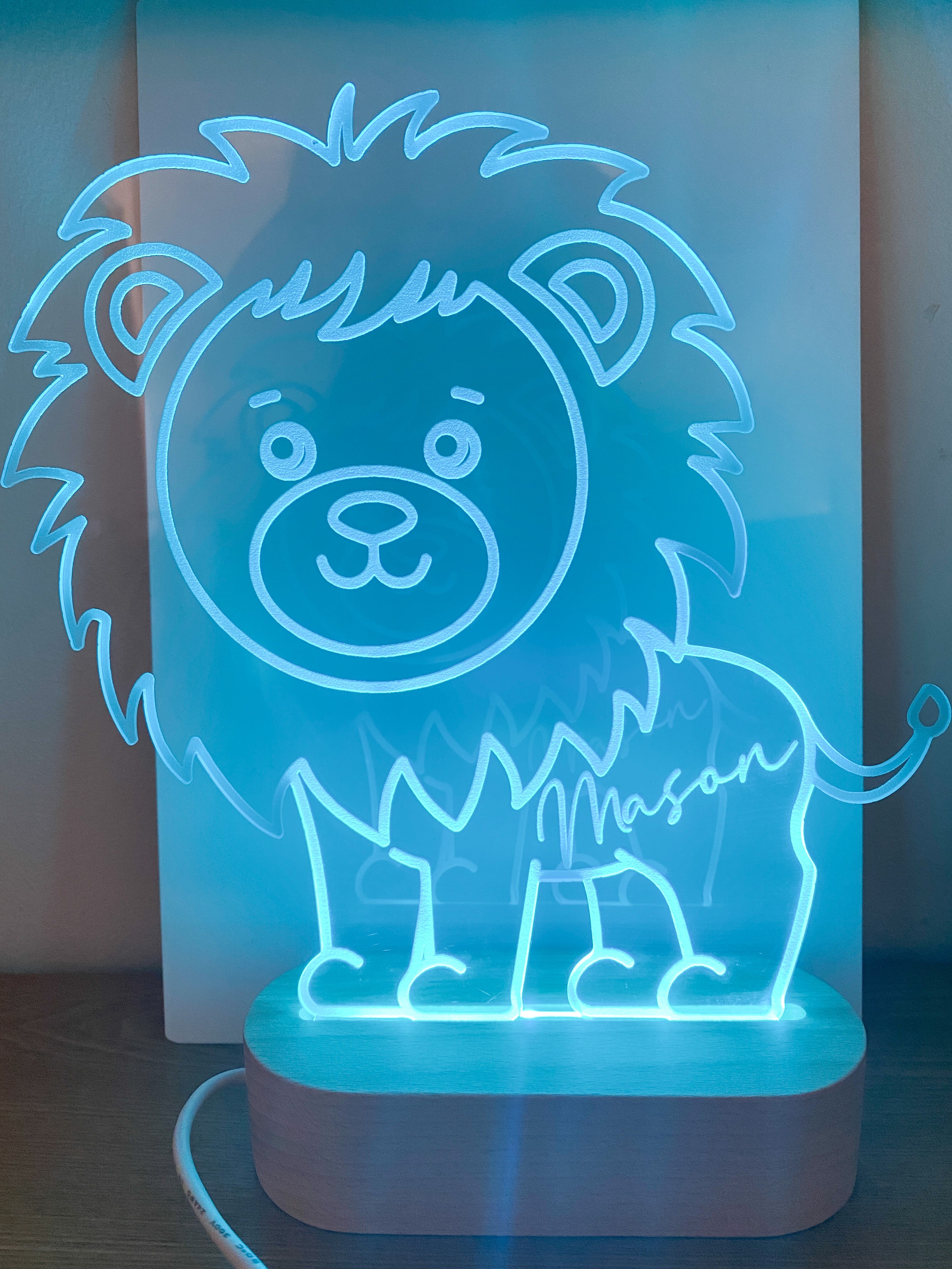 Personalised LED Night Lights for Kids & Nurseries | Coco & May